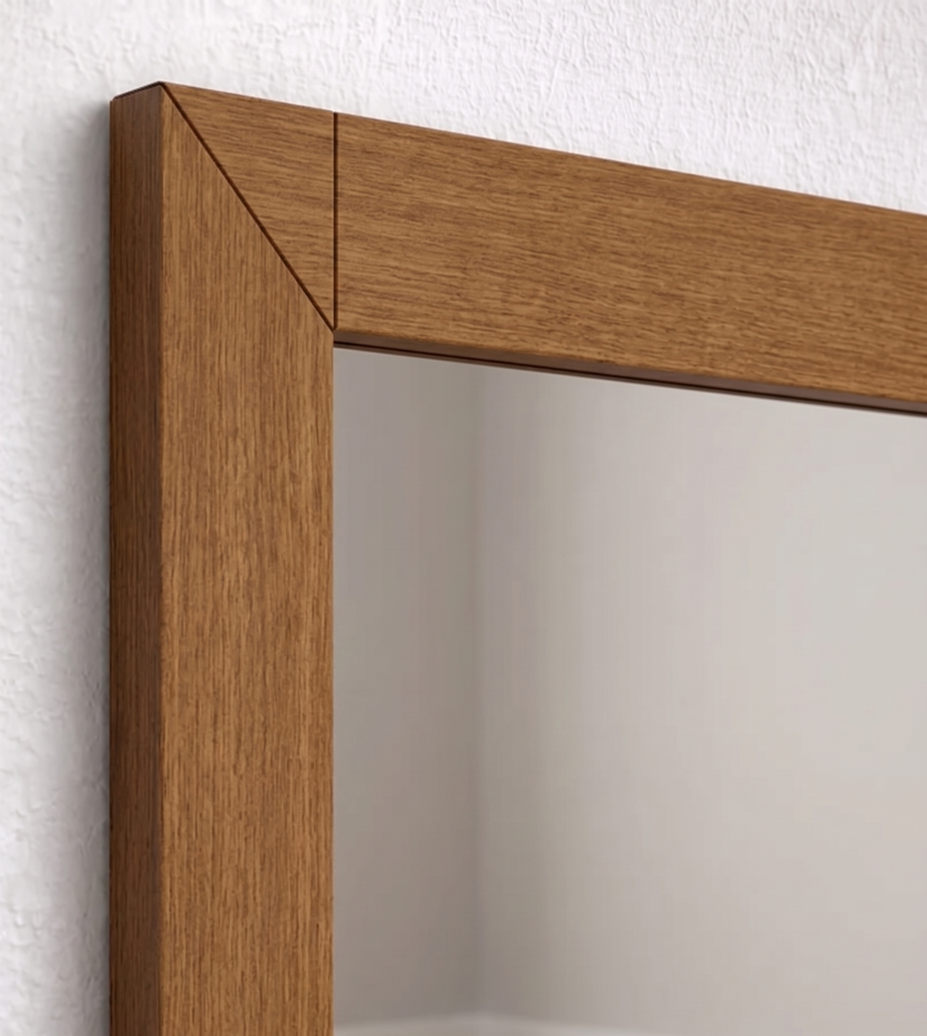 Espejo de cuerpo completo moderno con marco de melamina (190 cm) – 8 colores